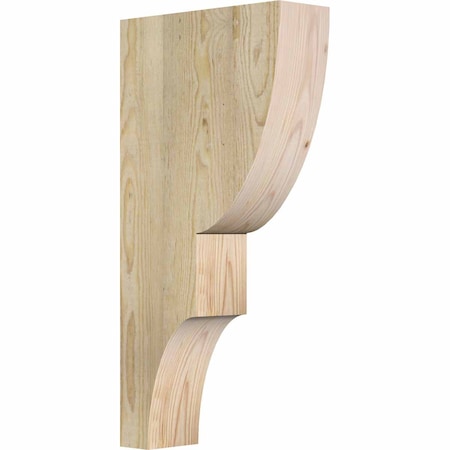 Ekena Millwork Ridgewood Rough Sawn Corbel, Douglas Fir, 4"W x 12"D x 24"H COR04X12X24RID00RDF